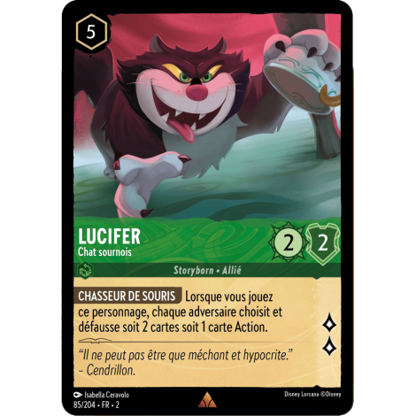 Lucifer 85/204 : carte Lorcana