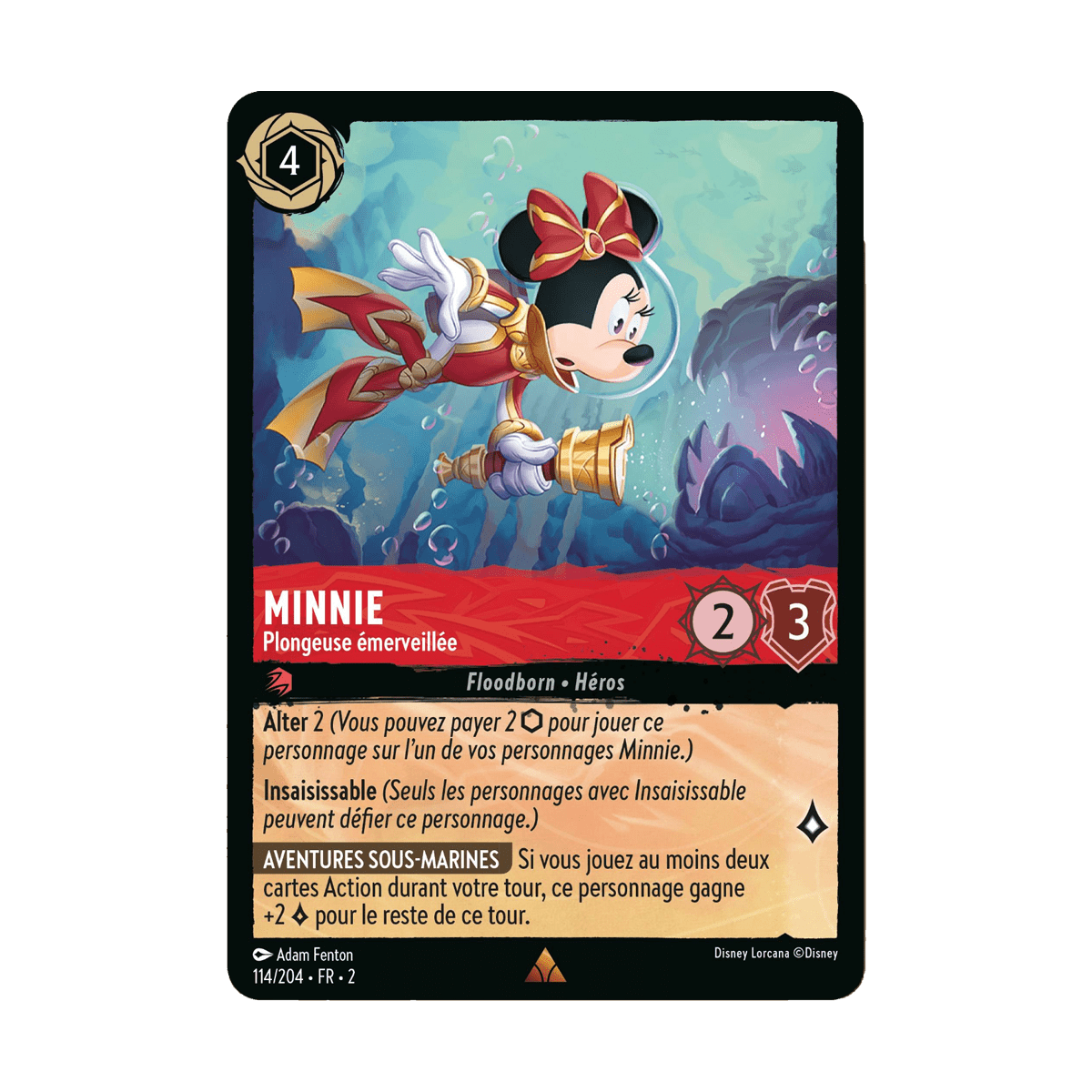 Minnie Mouse 114/204 : carte Lorcana