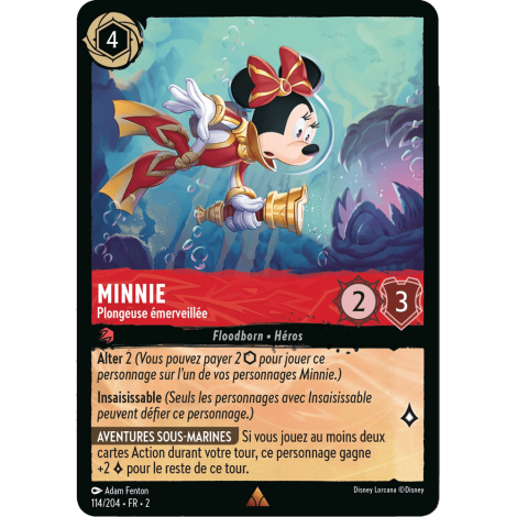 Minnie Mouse 114/204 : carte Lorcana