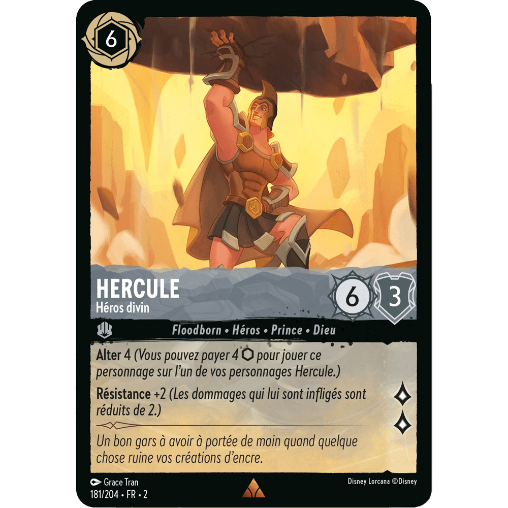 Hercule 181/204 : carte Lorcana