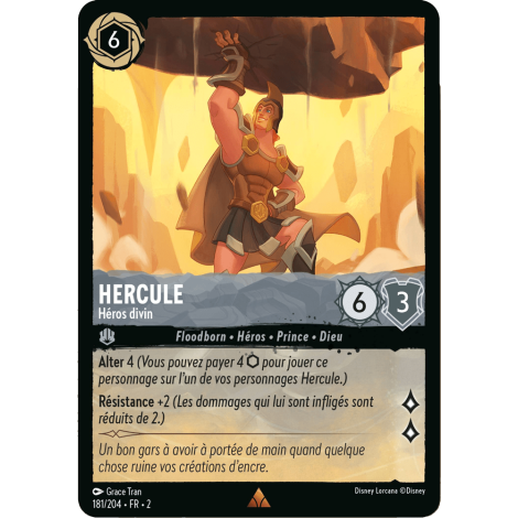 Hercule 181/204 : carte Lorcana