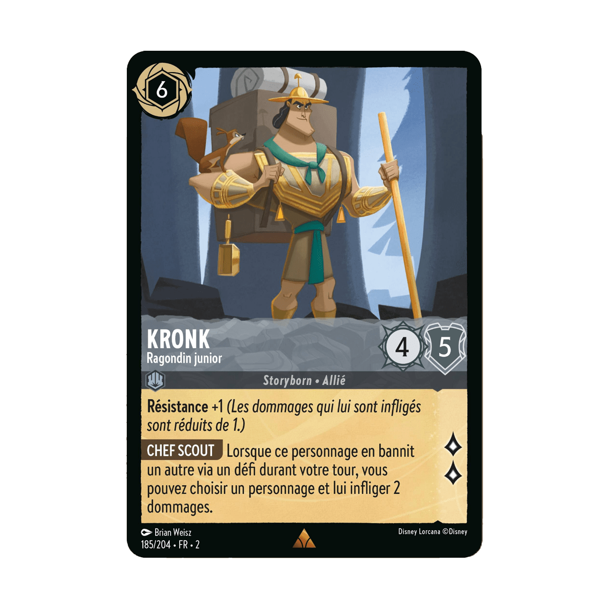 Kronk 185/204 : carte Lorcana