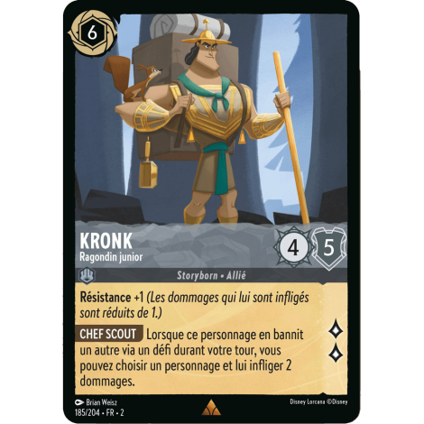 Kronk 185/204 : carte Lorcana