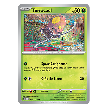 Carte Terracool - Commune (Brillante) de Pokémon 015/182
