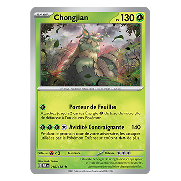 Chongjian, carte Rare (Brillante) de Faille Paradoxe