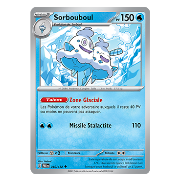 Sorbouboul, carte Peu commune (Brillante) de Faille Paradoxe