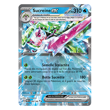 Sucreine 046/182 : Double rare de Pokémon Faille Paradoxe