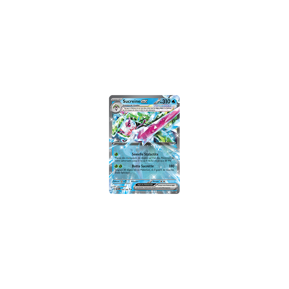 Sucreine 046/182 : Double rare de Pokémon Faille Paradoxe