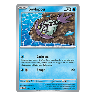 Sovkipou 047/182 : Commune (Brillante) de Pokémon Faille Paradoxe