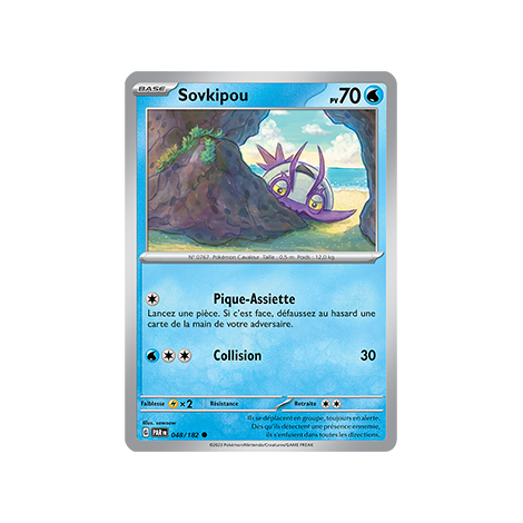 Carte Sovkipou - Commune (Brillante) de Pokémon 048/182