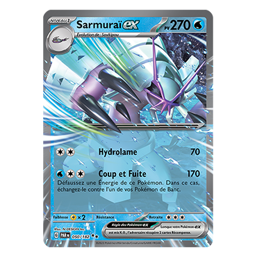Sarmuraï 050/182 : Double rare de Pokémon Faille Paradoxe