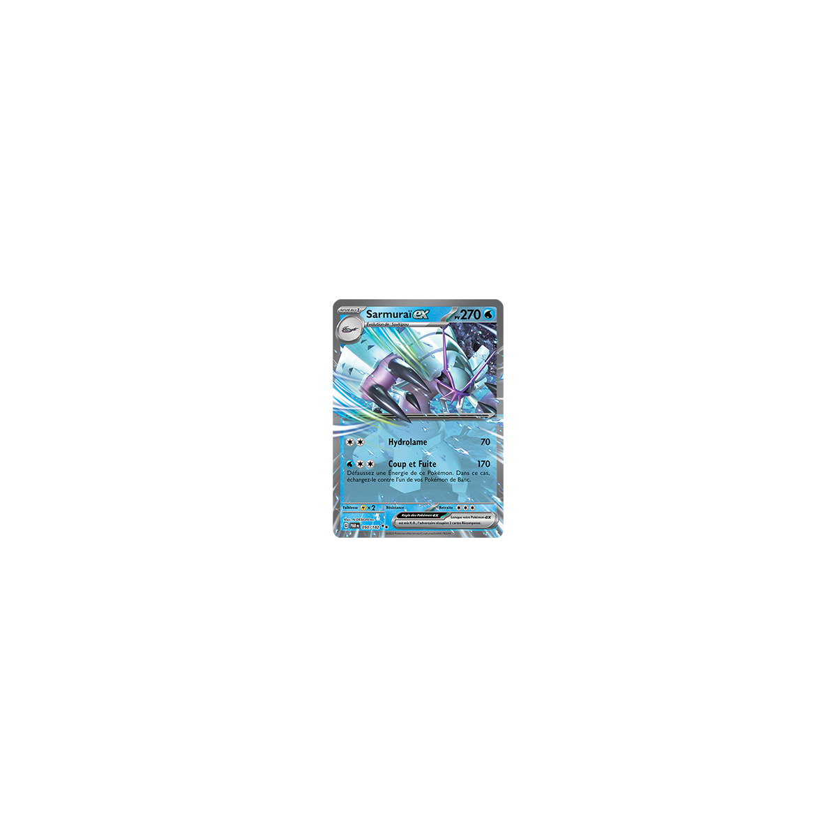 Sarmuraï 050/182 : Double rare de Pokémon Faille Paradoxe