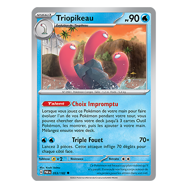 Carte Triopikeau - Peu commune (Brillante) de Pokémon 053/182