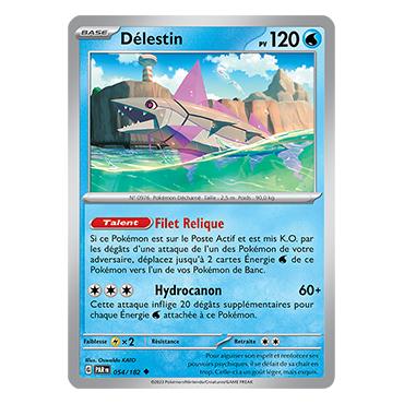 Carte Délestin - Peu commune (Brillante) de Pokémon 054/182