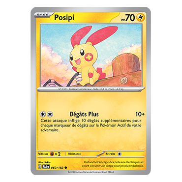 Carte Posipi - Commune (Brillante) de Pokémon 060/182