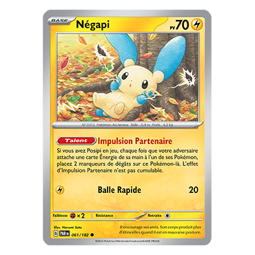 Négapi, carte Commune (Brillante) de Faille Paradoxe