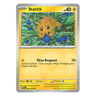 Carte Statitik - Commune (Brillante) de Pokémon 064/182