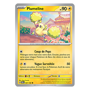 Carte Plumeline - Commune (Brillante) de Pokémon 067/182