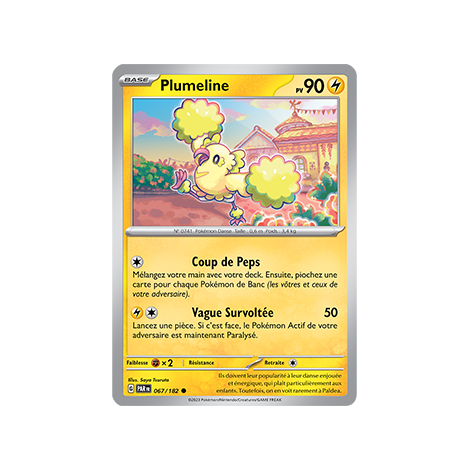 Carte Plumeline - Commune (Brillante) de Pokémon 067/182