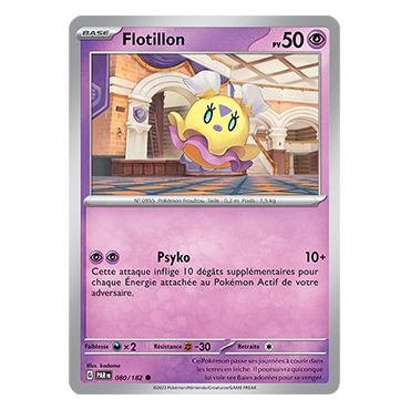 Carte Flotillon - Commune (Brillante) de Pokémon 080/182