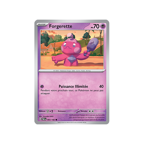 Carte Forgerette - Commune (Brillante) de Pokémon 083/182