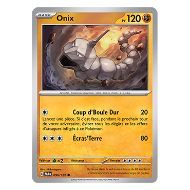 Onix, carte Commune (Brillante) de Faille Paradoxe