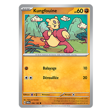 Kungfouine 096/182 : Commune (Brillante) de Pokémon Faille Paradoxe