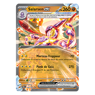 Carte Salarsen - Double rare de Pokémon 100/182