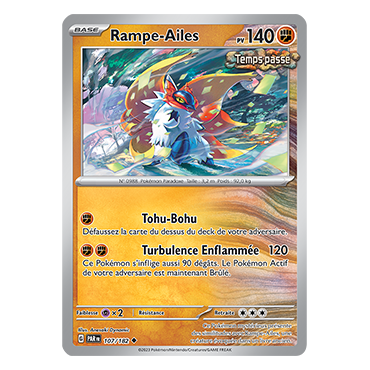 Carte Rampe-Ailes - Peu commune (Brillante) de Pokémon 107/182