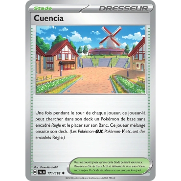 Découvrez Cuencia, carte Peu commune (Brillante) de la série Écarlate et Violet Évolutions à Paldea