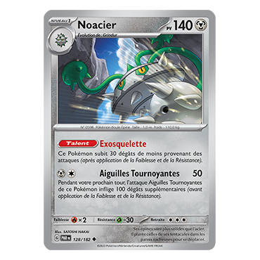 Noacier, carte Peu commune (Brillante) de Faille Paradoxe