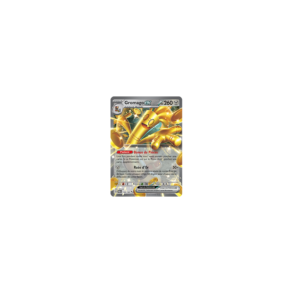 Gromago 139/182 : Double rare de Pokémon Faille Paradoxe