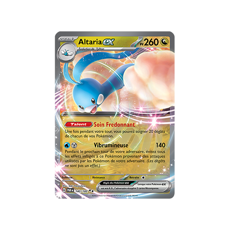 Altaria, carte Double rare de Faille Paradoxe