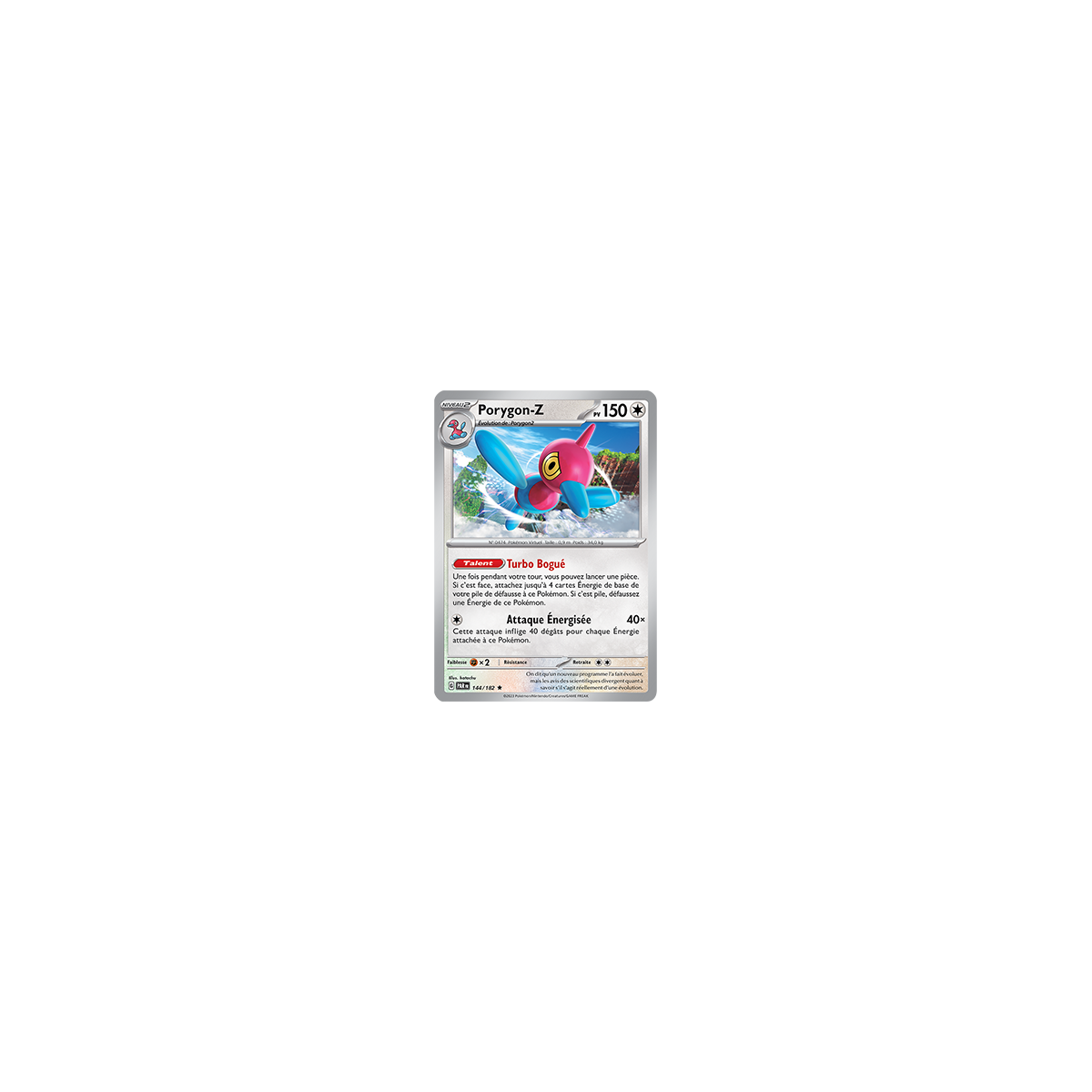 Carte Porygon-Z - Rare (Brillante) de Pokémon 144/182