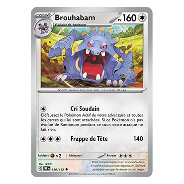 Brouhabam, carte Peu commune (Brillante) de Faille Paradoxe