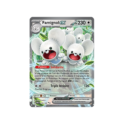 Carte Famignol - Double rare de Pokémon 155/182