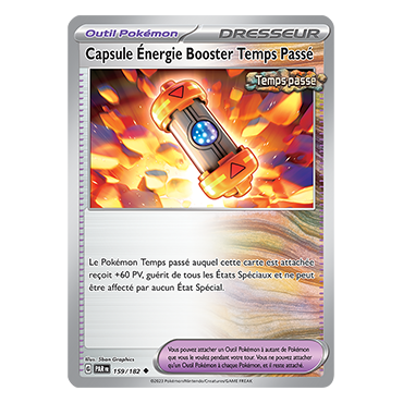 Capsule Énergie Booster Temps Passé 159/182 : Peu commune (Brillante) de Pokémon Faille Paradoxe