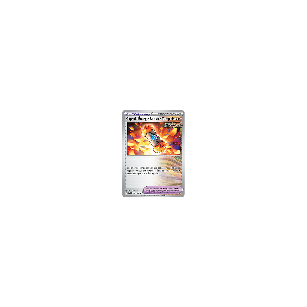 Capsule Énergie Booster Temps Passé 159/182 : Peu commune (Brillante) de Pokémon Faille Paradoxe