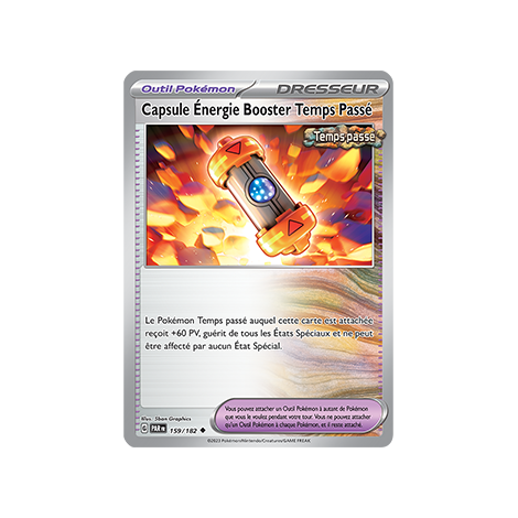 Capsule Énergie Booster Temps Passé 159/182 : Peu commune (Brillante) de Pokémon Faille Paradoxe