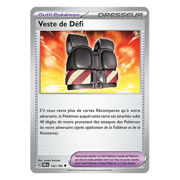 Veste de Défi 162/182 : Peu commune (Brillante) de Pokémon Faille Paradoxe