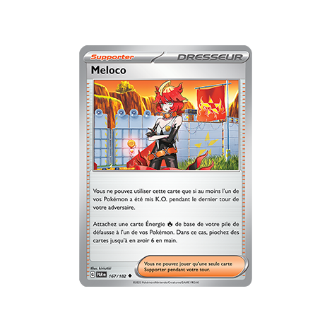 Carte Meloco - Peu commune (Brillante) de Pokémon 167/182