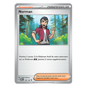 Norman 168/182 : Peu commune (Brillante) de Pokémon Faille Paradoxe