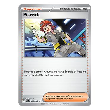 Carte Pierrick - Peu commune (Brillante) de Pokémon 173/182