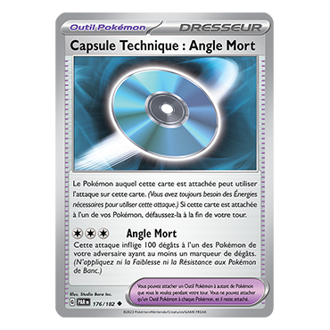 Capsule Technique : Angle Mort 176/182 : Peu commune (Brillante) de Pokémon Faille Paradoxe