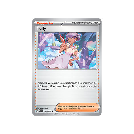 Carte Tully - Peu commune (Brillante) de Pokémon 181/182