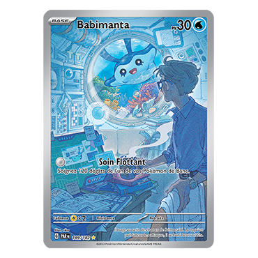 Babimanta 189/182 : Illustration rare de Pokémon Faille Paradoxe