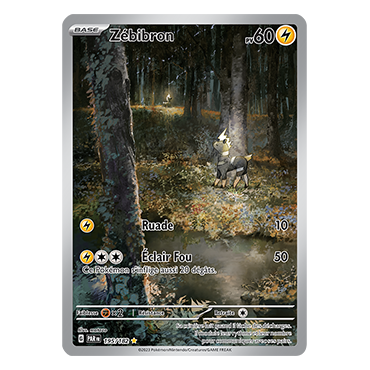 Zébibron, carte Illustration rare de Faille Paradoxe