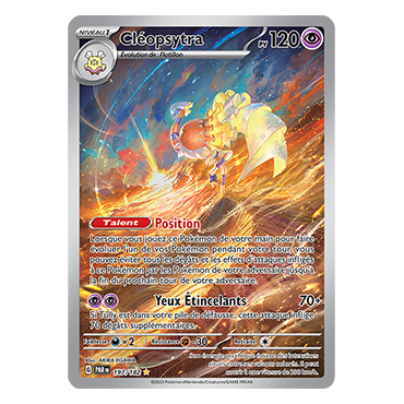 Carte Cléopsytra - Illustration rare de Pokémon 197/182