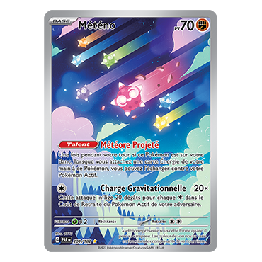 Météno 201/182 : Illustration rare de Pokémon Faille Paradoxe