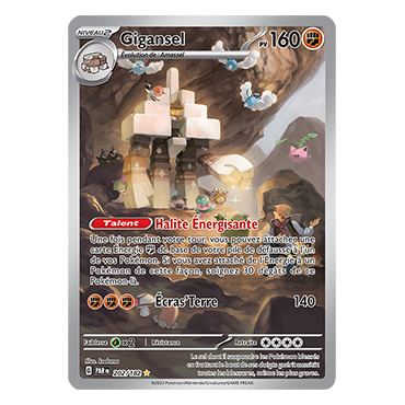 Gigansel 202/182 : Illustration rare de Pokémon Faille Paradoxe